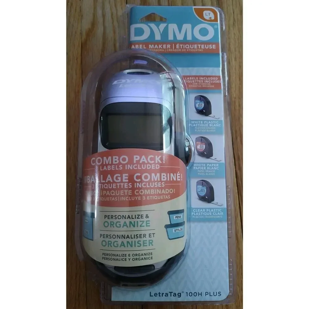 Dymo LetraTag 100H Plus Handheld Label Maker with Tapes - 1955663 Sealed New